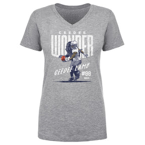 CeeDee Lamb Women's V-Neck T-Shirt | 500 LEVEL