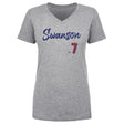 Dansby Swanson Women's V-Neck T-Shirt | 500 LEVEL