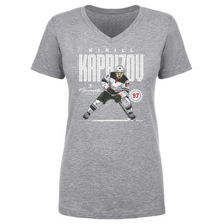 Kirill Kaprizov Women's V-Neck T-Shirt | 500 LEVEL