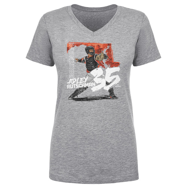 Adley Rutschman Women's V-Neck T-Shirt | 500 LEVEL
