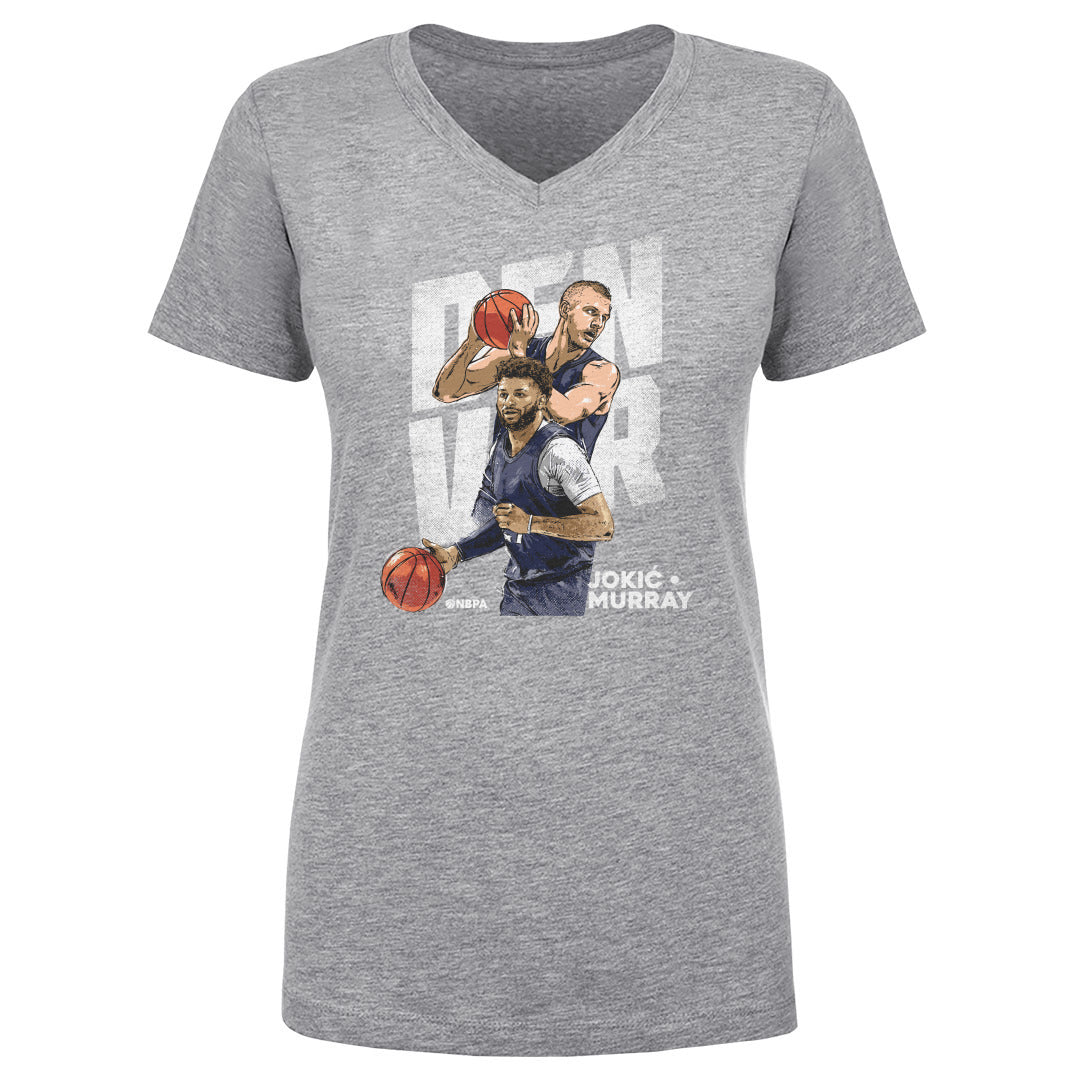 Nikola Jokic Women's V-Neck T-Shirt | 500 LEVEL