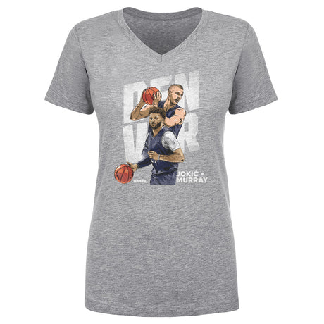 Nikola Jokic Women's V-Neck T-Shirt | 500 LEVEL