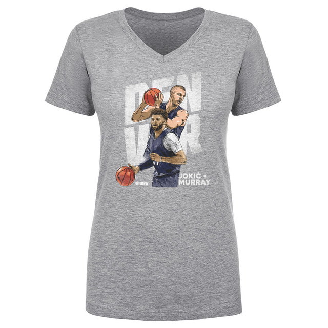 Nikola Jokic Women's V-Neck T-Shirt | 500 LEVEL