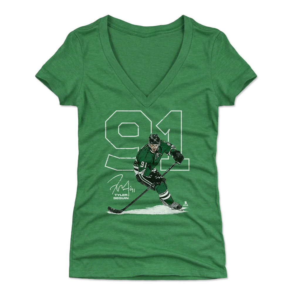 Tyler Seguin Women's V-Neck T-Shirt | 500 LEVEL