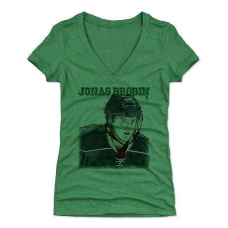 Jonas Brodin Women's V-Neck T-Shirt | 500 LEVEL