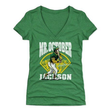 Reggie Jackson Women's V-Neck T-Shirt | 500 LEVEL