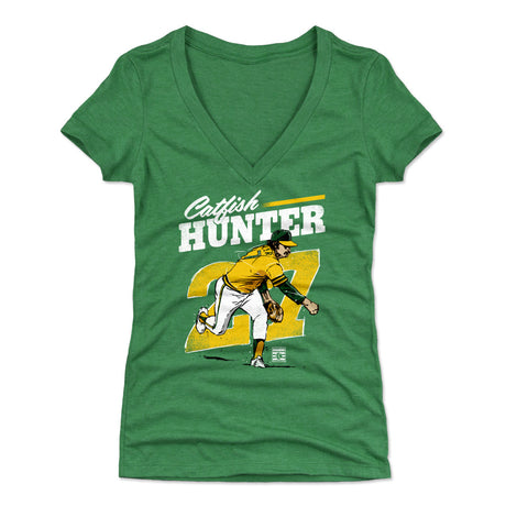 Catfish Hunter Women's V-Neck T-Shirt | 500 LEVEL