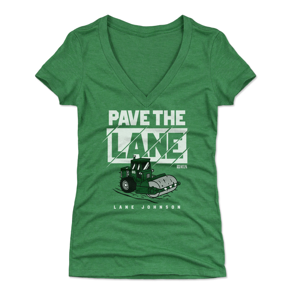 Lane Johnson Women's V-Neck T-Shirt | 500 LEVEL