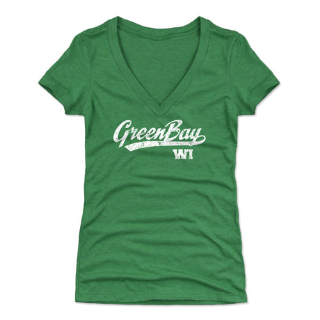 Green Bay Women's V-Neck T-Shirt | 500 LEVEL