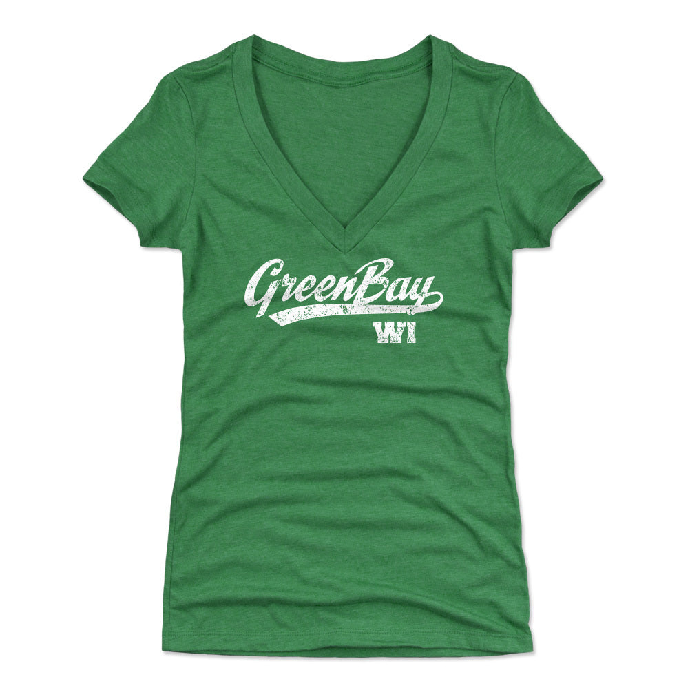 Green Bay Women&#39;s V-Neck T-Shirt | 500 LEVEL