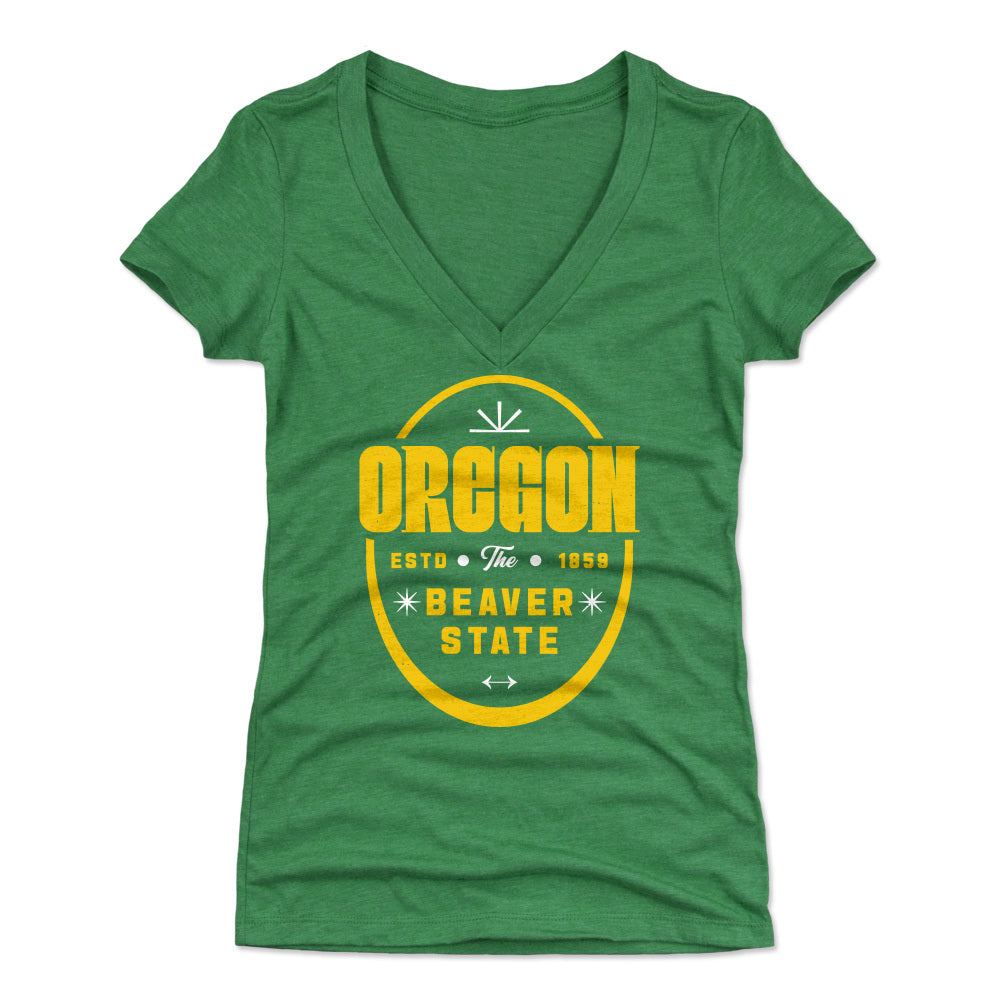 Oregon Women's V-Neck T-Shirt | 500 LEVEL