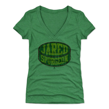 Jared Spurgeon Women's V-Neck T-Shirt | 500 LEVEL