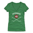Jared Spurgeon Women's V-Neck T-Shirt | 500 LEVEL