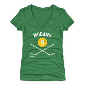 Mike Modano Women's V-Neck T-Shirt | 500 LEVEL
