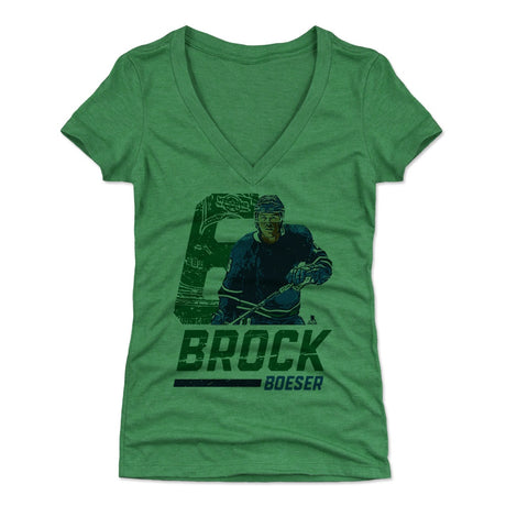 Brock Boeser Women's V-Neck T-Shirt | 500 LEVEL