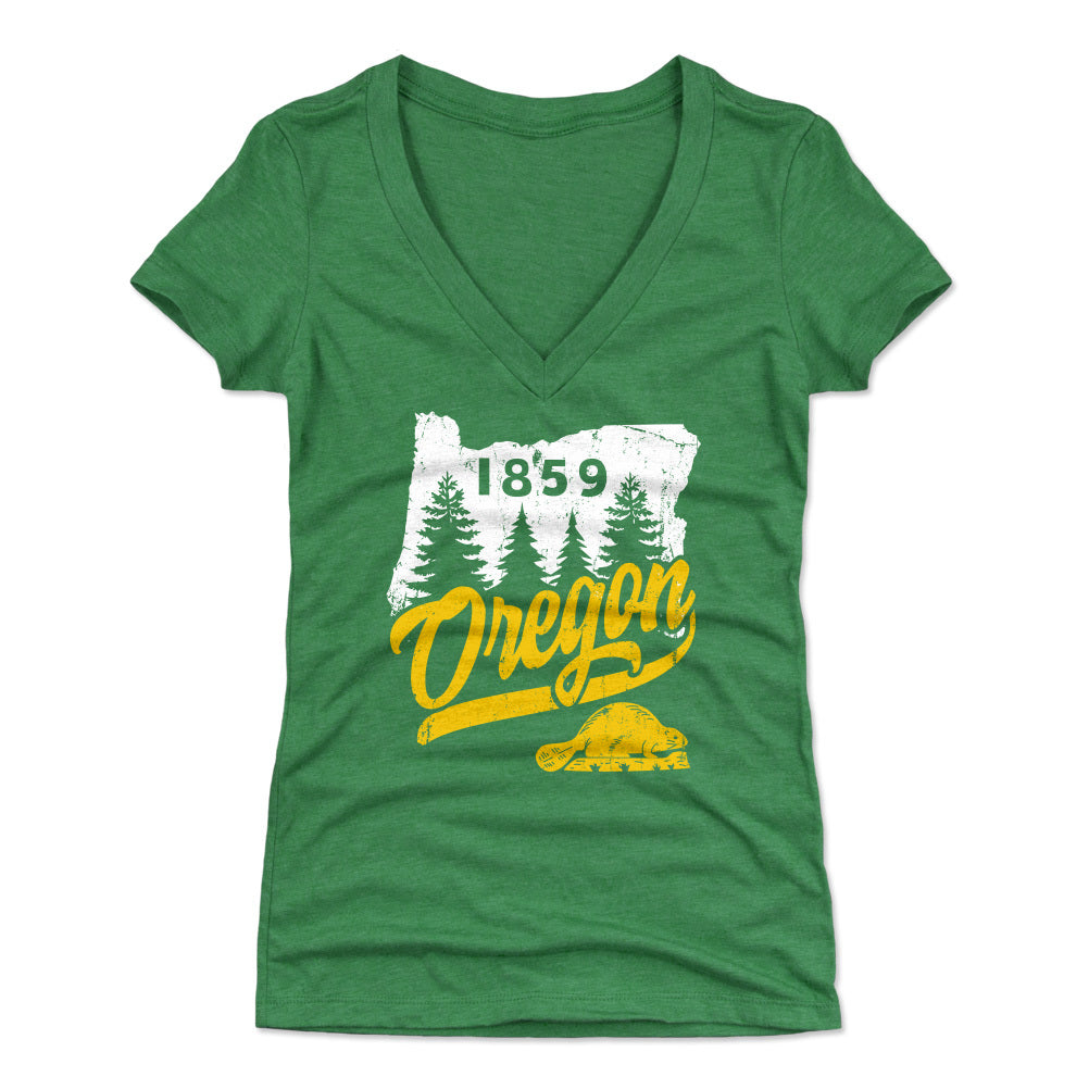 Oregon Women&#39;s V-Neck T-Shirt | 500 LEVEL