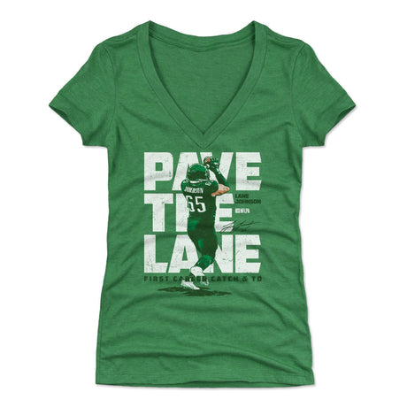 Lane Johnson Women's V-Neck T-Shirt | 500 LEVEL