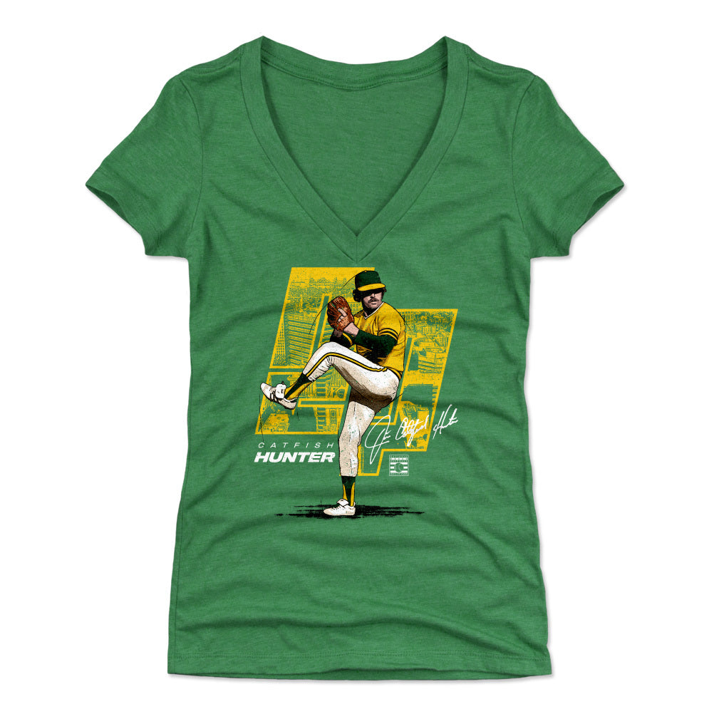 Catfish Hunter Women's V-Neck T-Shirt | 500 LEVEL