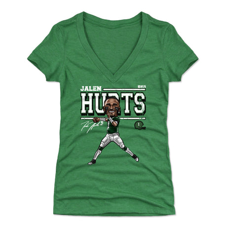 Jalen Hurts Women's V-Neck T-Shirt | 500 LEVEL