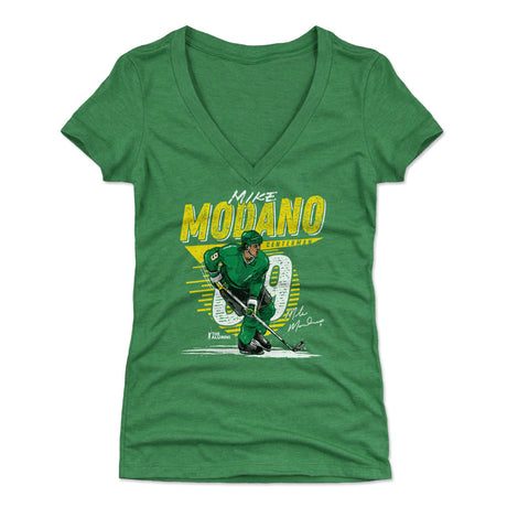 Mike Modano Women's V-Neck T-Shirt | 500 LEVEL