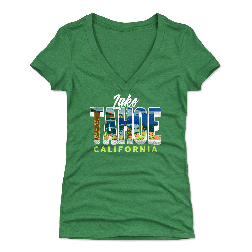 Lake Tahoe Women's V-Neck T-Shirt | 500 LEVEL