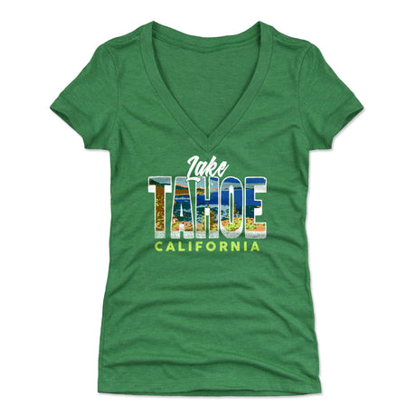 Lake Tahoe Women's V-Neck T-Shirt | 500 LEVEL