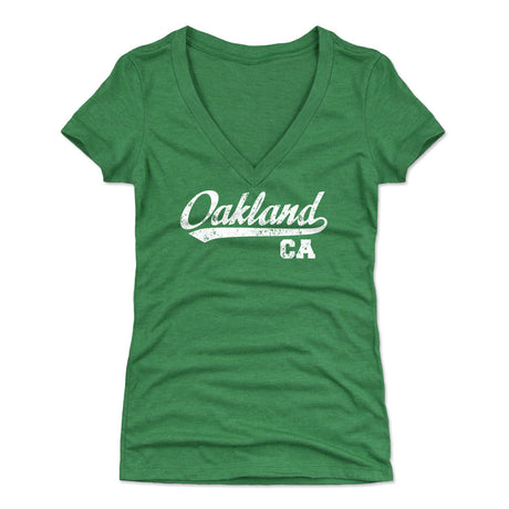 Oakland Women's V-Neck T-Shirt | 500 LEVEL
