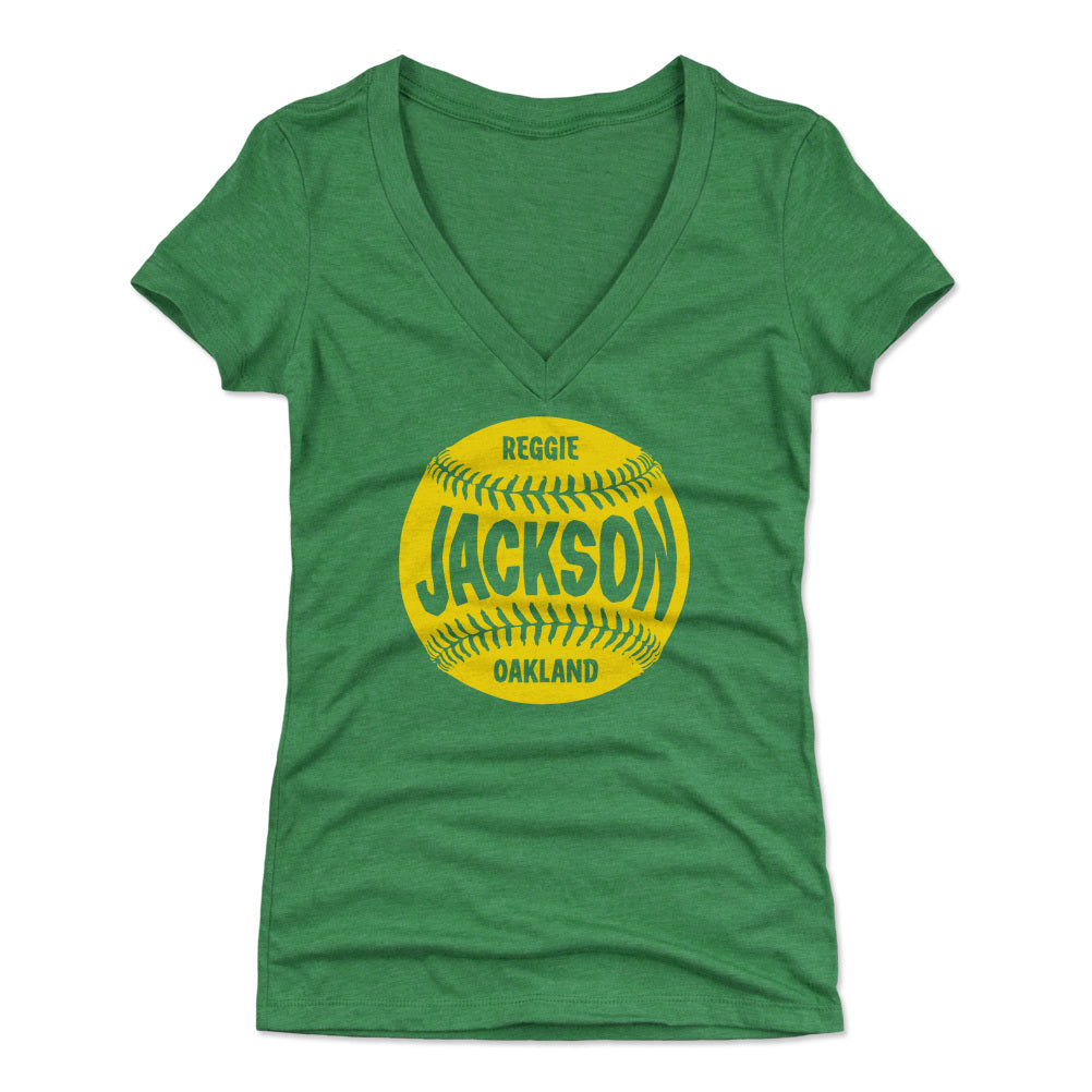 Reggie Jackson Women's V-Neck T-Shirt | 500 LEVEL