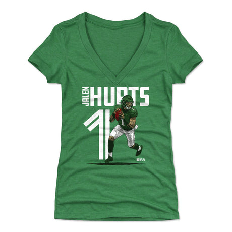 Jalen Hurts Women's V-Neck T-Shirt | 500 LEVEL