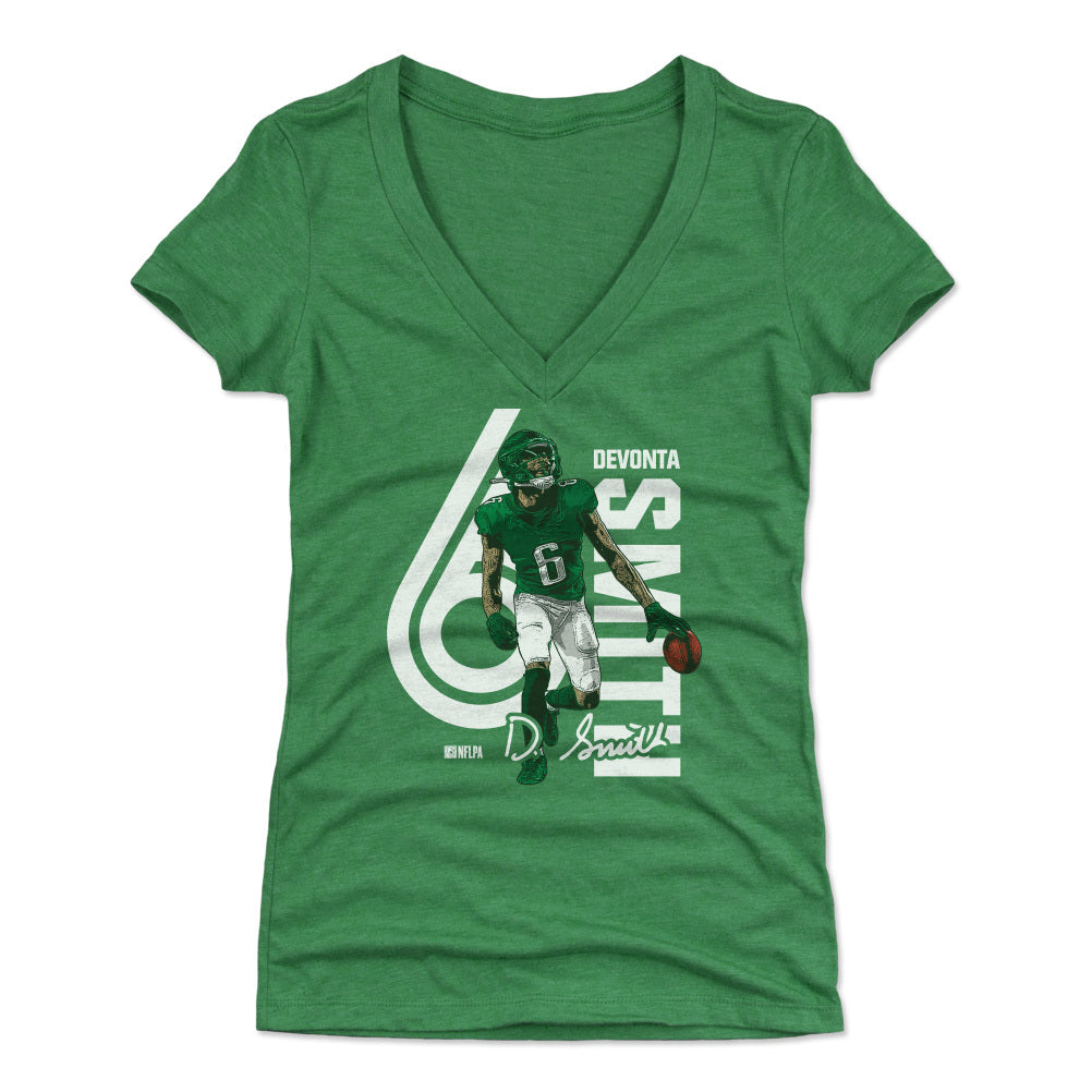 DeVonta Smith Women's V-Neck T-Shirt | 500 LEVEL