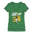 Rollie Fingers Women's V-Neck T-Shirt | 500 LEVEL