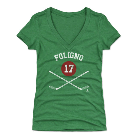 Marcus Foligno Women's V-Neck T-Shirt | 500 LEVEL