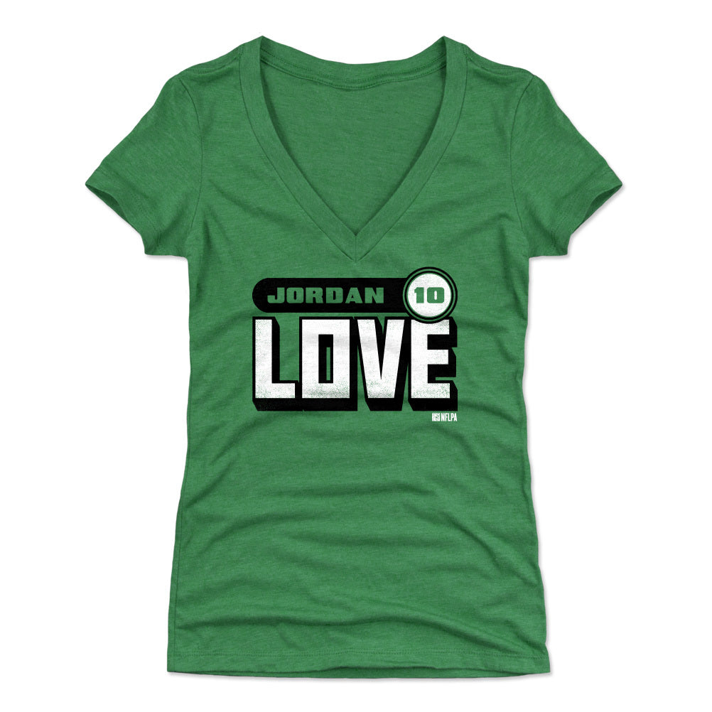 Jordan Love Women's V-Neck T-Shirt | 500 LEVEL