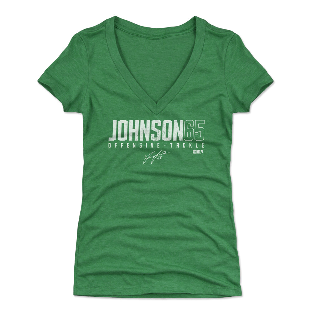 Lane Johnson Women's V-Neck T-Shirt | 500 LEVEL