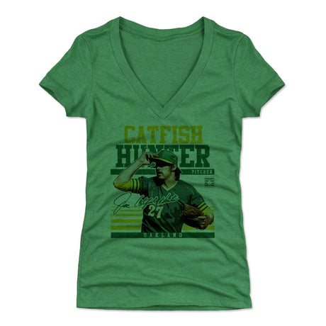 Catfish Hunter Women's V-Neck T-Shirt | 500 LEVEL