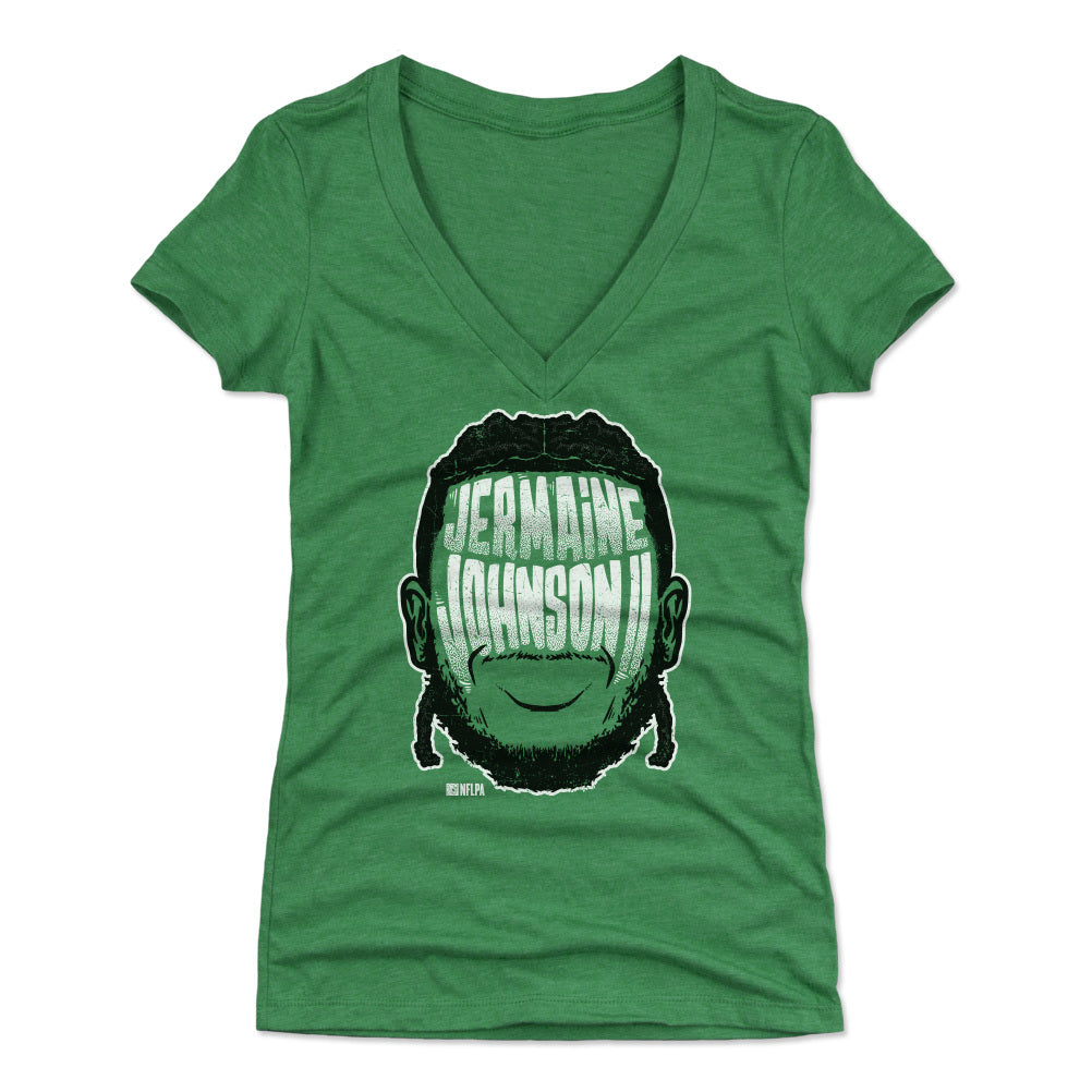 Jermaine Johnson II Women's V-Neck T-Shirt | 500 LEVEL