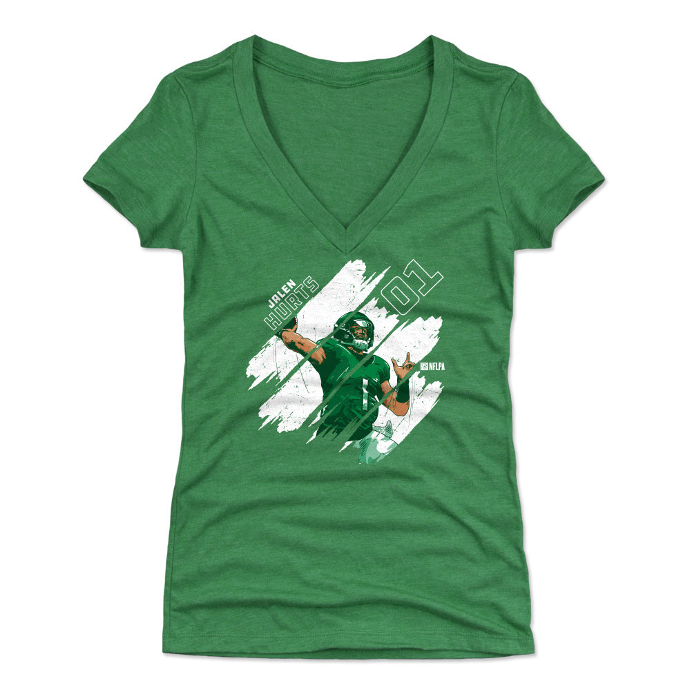 Jalen Hurts Women's V-Neck T-Shirt | 500 LEVEL