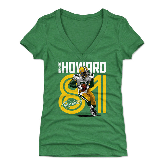 Desmond Howard Women's V-Neck T-Shirt | 500 LEVEL
