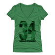 Rollie Fingers Women's V-Neck T-Shirt | 500 LEVEL