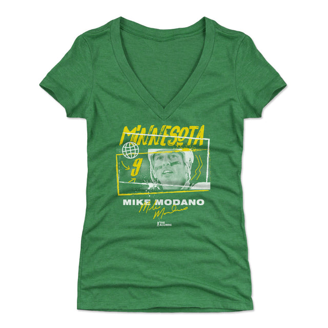 Mike Modano Women's V-Neck T-Shirt | 500 LEVEL