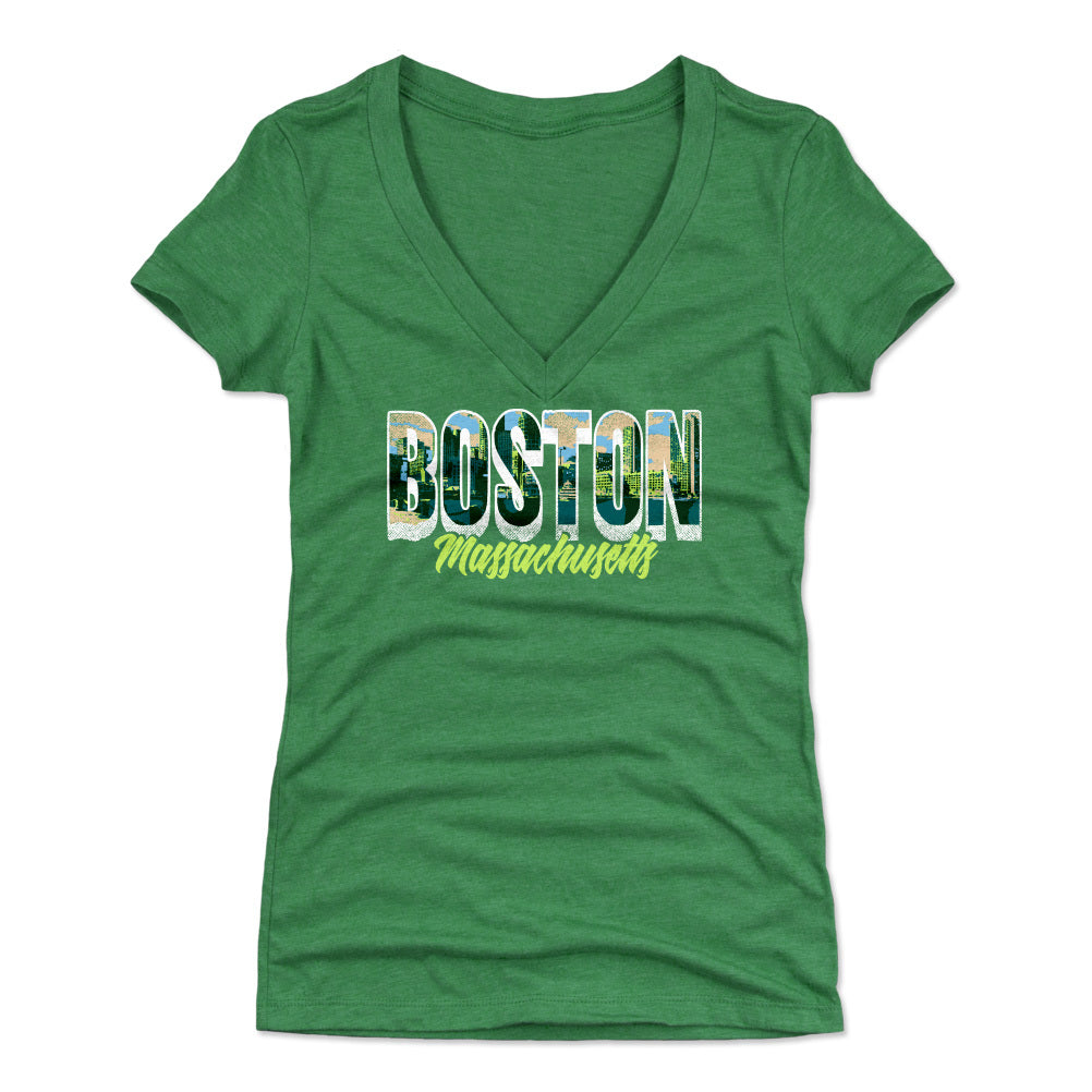 Boston Women's V-Neck T-Shirt | 500 LEVEL