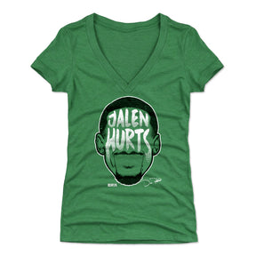 Jalen Hurts Women's V-Neck T-Shirt | 500 LEVEL