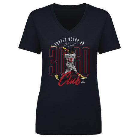 Ronald Acuna Jr. Women's V-Neck T-Shirt | 500 LEVEL