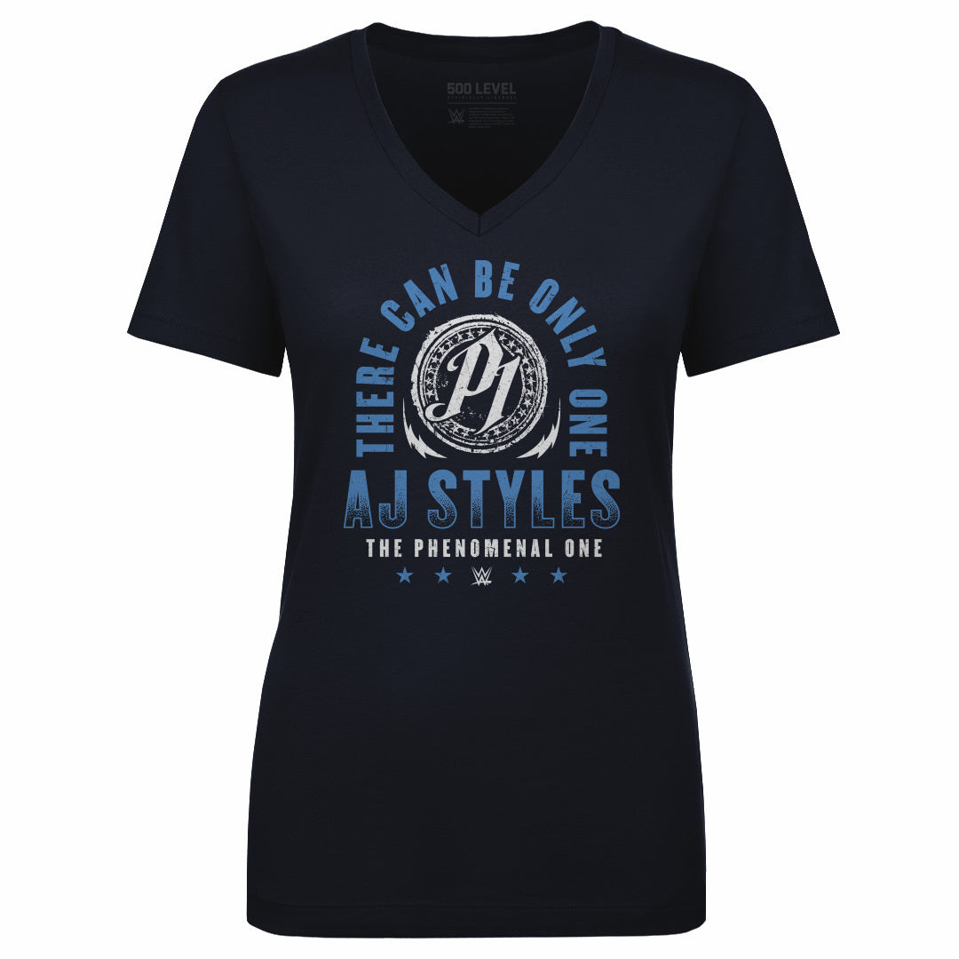 A.J. Styles Women&#39;s V-Neck T-Shirt | 500 LEVEL