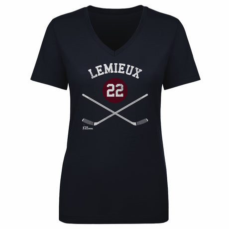Claude Lemieux Women's V-Neck T-Shirt | 500 LEVEL