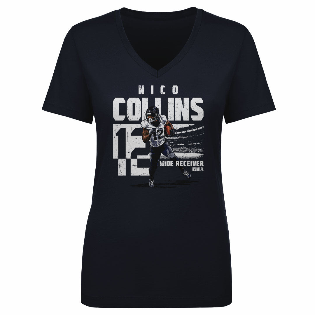 Nico Collins Women's V-Neck T-Shirt | 500 LEVEL