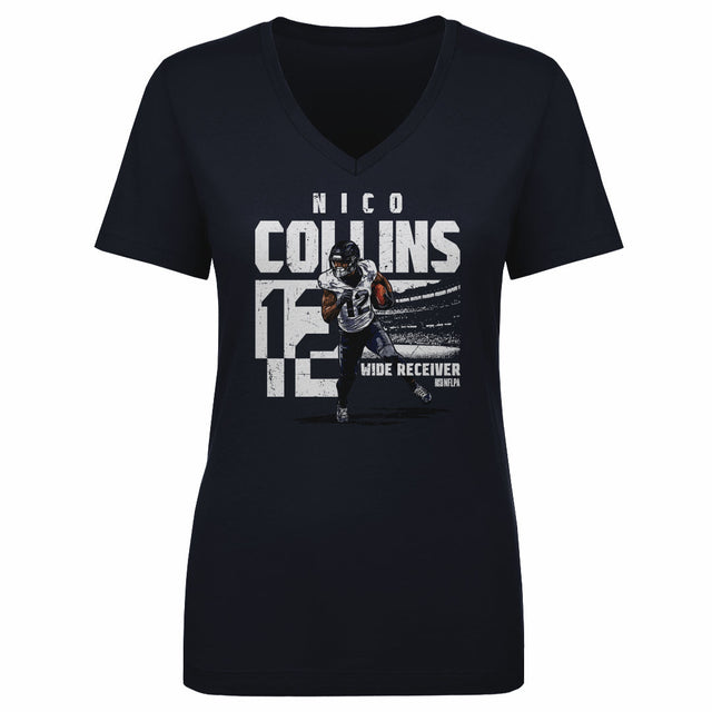 Nico Collins Women's V-Neck T-Shirt | 500 LEVEL