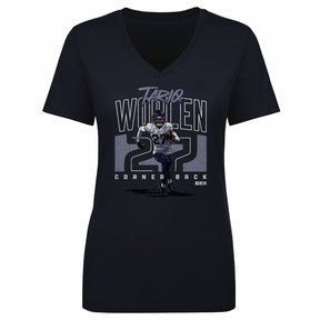 Tariq Woolen Women's V-Neck T-Shirt | 500 LEVEL
