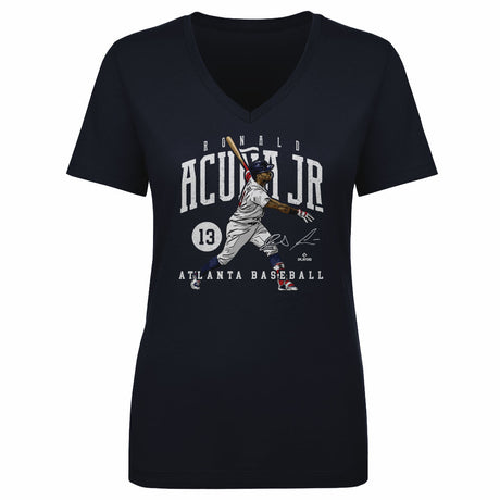 Ronald Acuna Jr. Women's V-Neck T-Shirt | 500 LEVEL