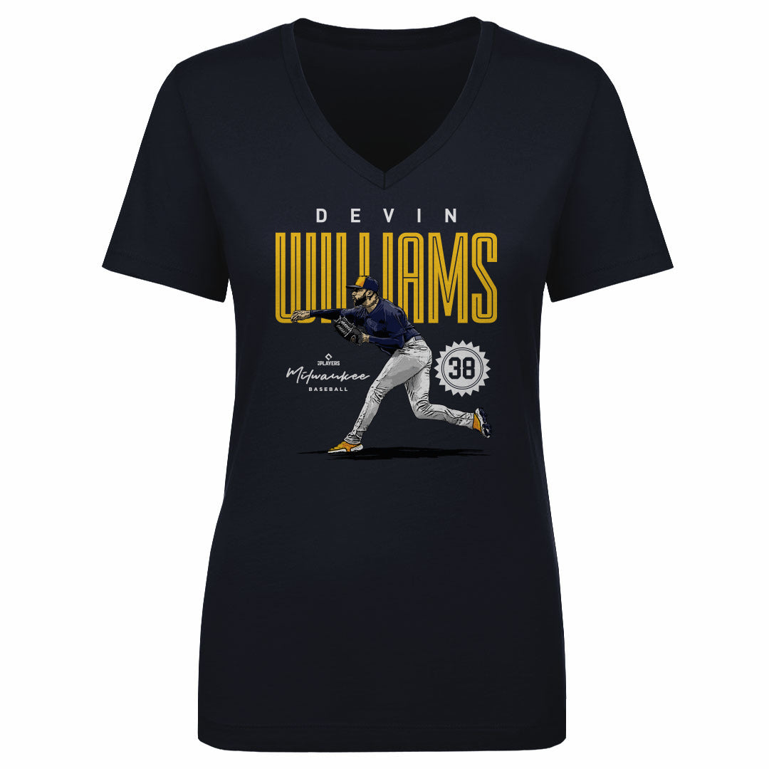 Devin Williams Women&#39;s V-Neck T-Shirt | 500 LEVEL